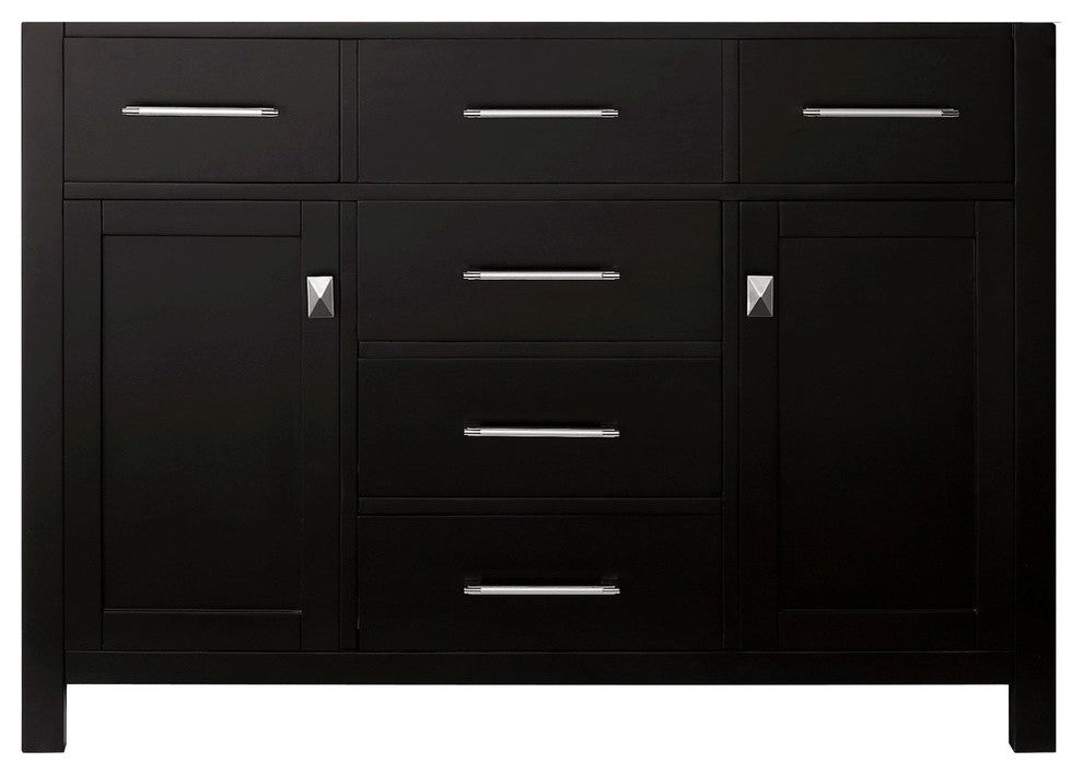 Caroline 48" Single Bathroom Vanity Cabinet, Espresso