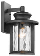 Owen 1-Light Textured Black Outdoor Wall Sconce 14"