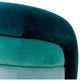 Curved Swivel Armchair | Eichholtz Novelle, Green