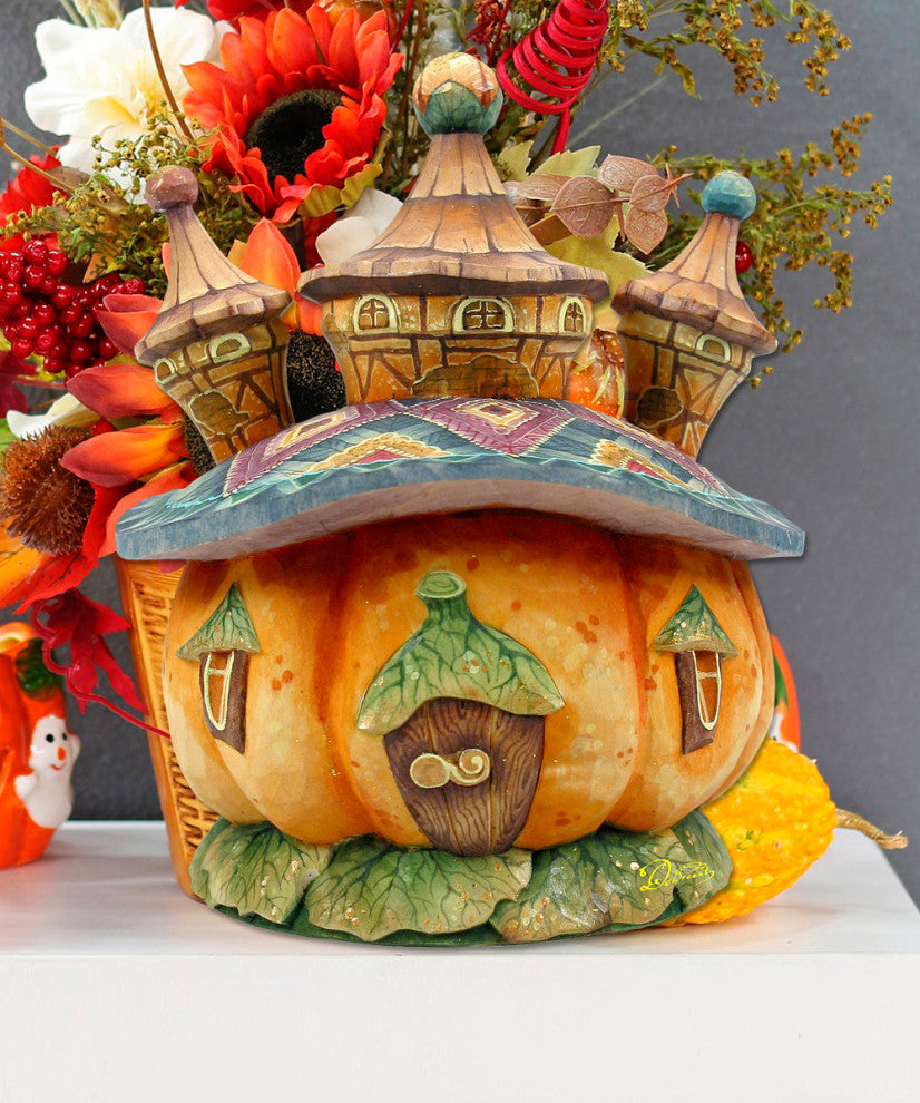 Halloween Pumpkin Rustic Wood