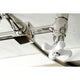 KS126XPXBS-P Heritage Wall Mount Bridge Kitchen Faucet with Brass Sprayer, Polis
