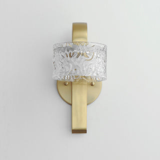 ET2 E11080-124 Elysian 12" Tall LED Wall Sconce - Natural Aged Brass