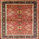 Ahgly Company Indoor Square Mid-Century Modern Area Rugs, 3' Square