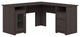 Cabot L Desk with storage in Heather Gray - Engineered Wood