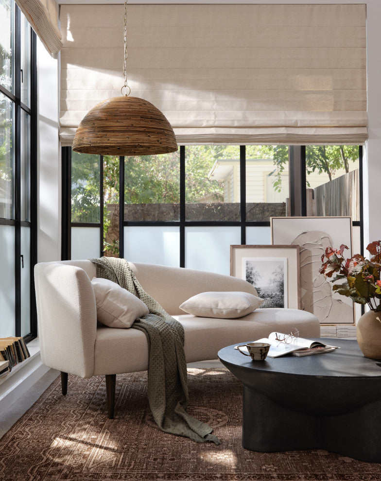 Sante 36" Coffee Table-Raw Black