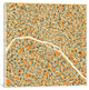 "Abstract City Map of Paris" by Jazzberry Blue, 26x26x1.5