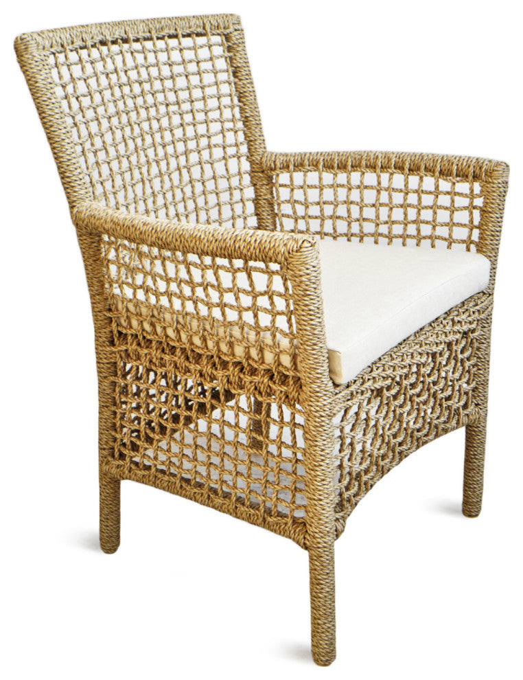 Outdoor Rope Dining Arm Chair