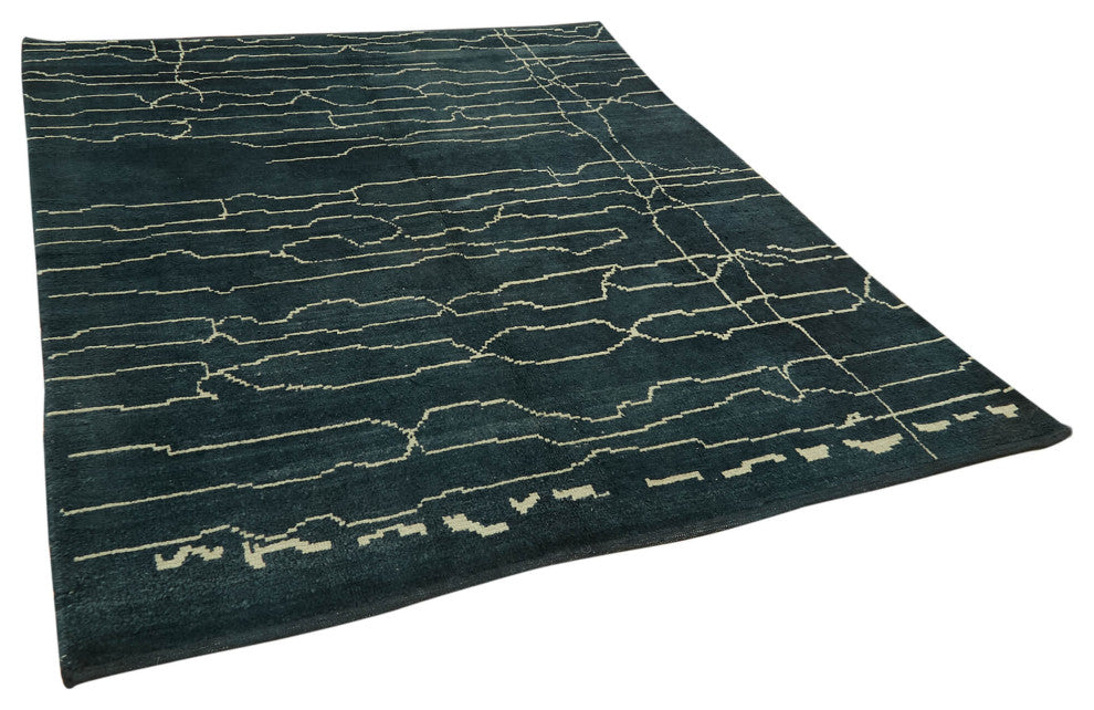 Rug N Carpet - Handmade Decorative 6' 4'' x 7' 8'' Moroccan Area Rug