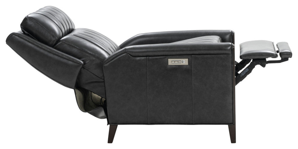 9PHL-1195 Davidson Power Recliner With Power Head Rest & Power Lumbar, Charcoal