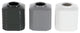 Set of 3 Contemporary 5" Ribbed Octagonal Ceramic Vases