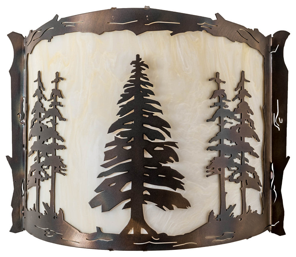 12 Wide Tall Pines Wall Sconce
