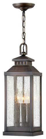 Hinkley Lighting 1182 Revere 3 Light 7"W Heritage Outdoor Mini - Blackened