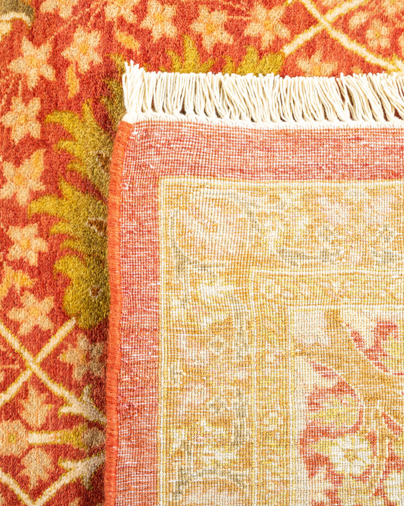 Mogul, One-of-a-Kind Hand-Knotted Area Rug  - Orange, 6' 1" x 9' 0"