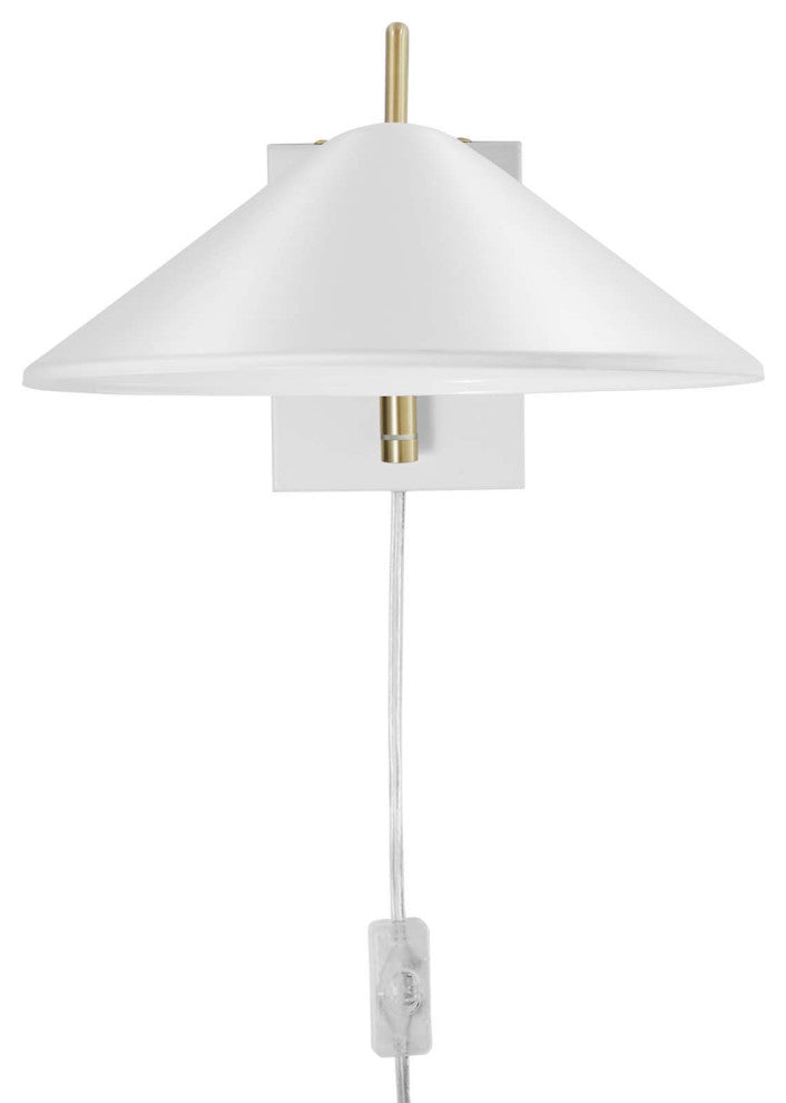 Journey 7" Swing Arm Wall Sconce White -5296