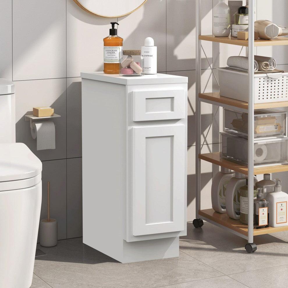 Vanity Art Vanity Cabinet Only, 12", White
