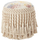 Mina Victory AQ407 Pouf, Multicolor, 18"X18"X18"