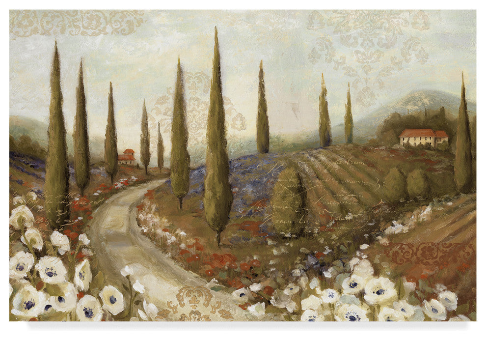 Lisa Audit 'Tuscany Fields I' Canvas Art, 24"x16"