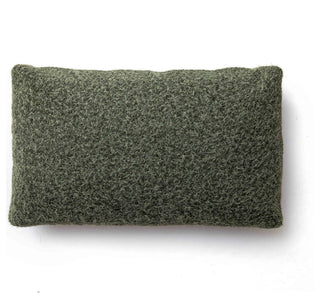 Malolo Pillow, Green Long Mohair, 20x12"