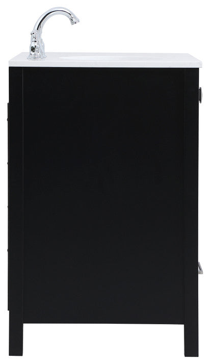 Isabel Black 32" Single Sink Bathroom Vanity