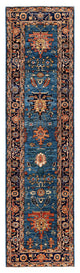 Serapi One-of-a-Kind Hand-Knotted Area Rug Light Blue, 2'8" x 9'10"
