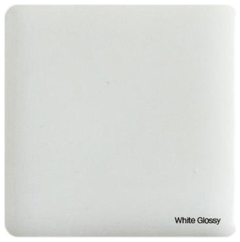 Porcelain Recess Niche Tissue Toilet Paper Holder Bathroom Shower Premade, White Glossy