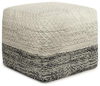 Macie Square Woven Outdoor/ Indoor Pouf