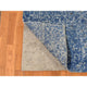 Yale Blue Wool and Silk Modern Gradation Design Hand Knotted Rug 10'x14'