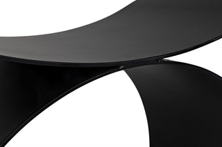 Papillon Stool, Black Metal