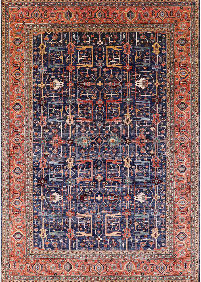 Ahgly Company Indoor Rectangle Mid-Century Modern Area Rugs, 3' x 5'
