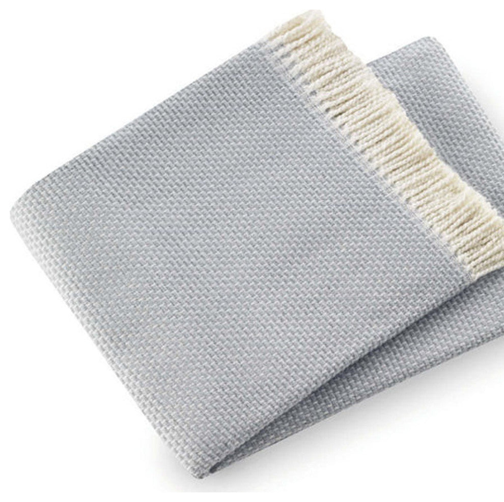 Soft Sky Blue Links Pattern Throw Blanket