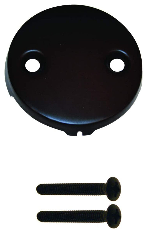 Twist and Close Sch. 40 ABS Bath Waste With 2-Hole Elbow, Oil Rubbed Bronze