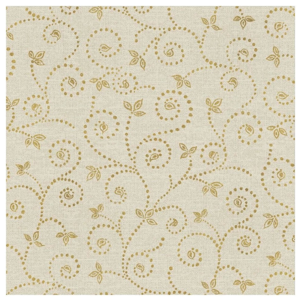 "Batik Patterns V" Digital Paper Print by Daphne Brissonnet, 32"x32"