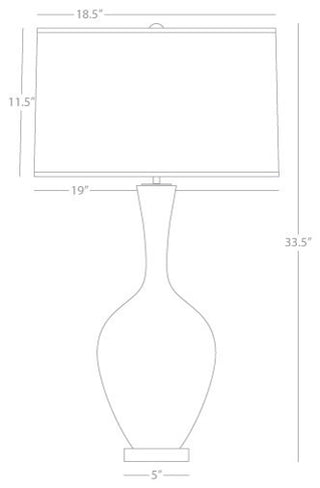 Audrey Table Lamp, Lily