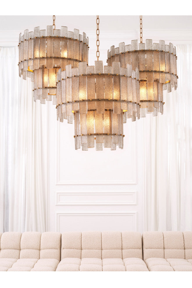 Frosted Hand-Blown Glass Chandelier | Eichholtz Caprera