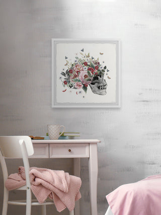 "Mystery Skull" Framed Painting Print