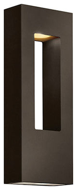 Hinkley Atlantis 16" Outdoor LED Wall Lantern, Bronze