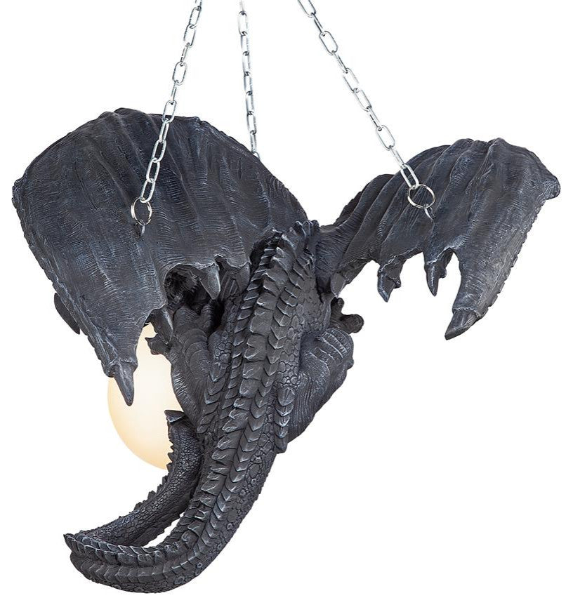 Design Toscano Nights Fury Dragon Lamp