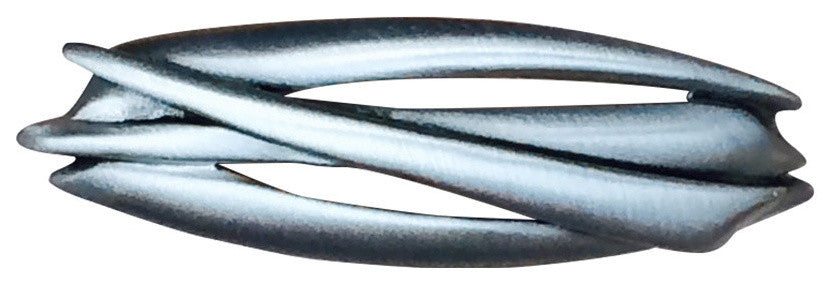 Woven Reeds Pull, Shiny, 1''x3''