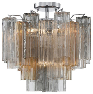 Crystorama Lighting Group ADD-300-AU_CEILING Addis 4 Light 18"W - Polished