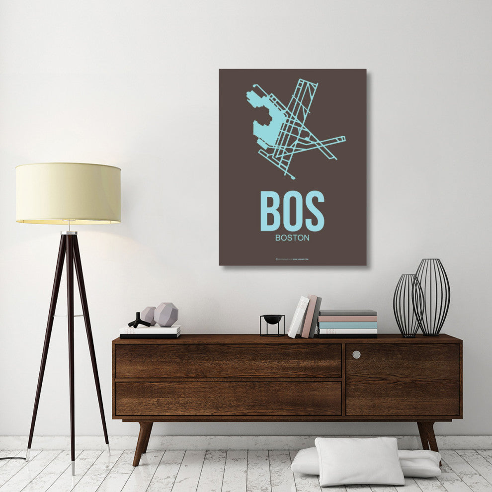 "BOS Boston Poster 2" Fine Art Print