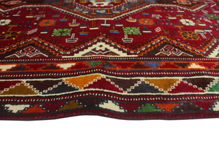 Fine Vintage Distressed Ilhom Red Rug