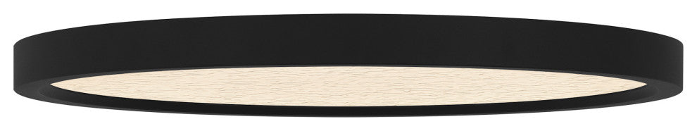 Quoizel OSTC1715 Outskirts 15"W LED Flush Mount Ceiling Fixture - Earth Black