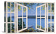 "Island Time with Window" Stretched Canvas Giclee by Diane Romanello, 24"x16"