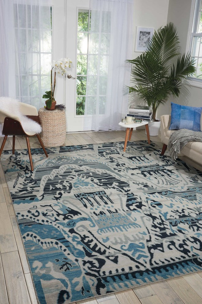 NOURISON DUNE INDIGO AREA RUG