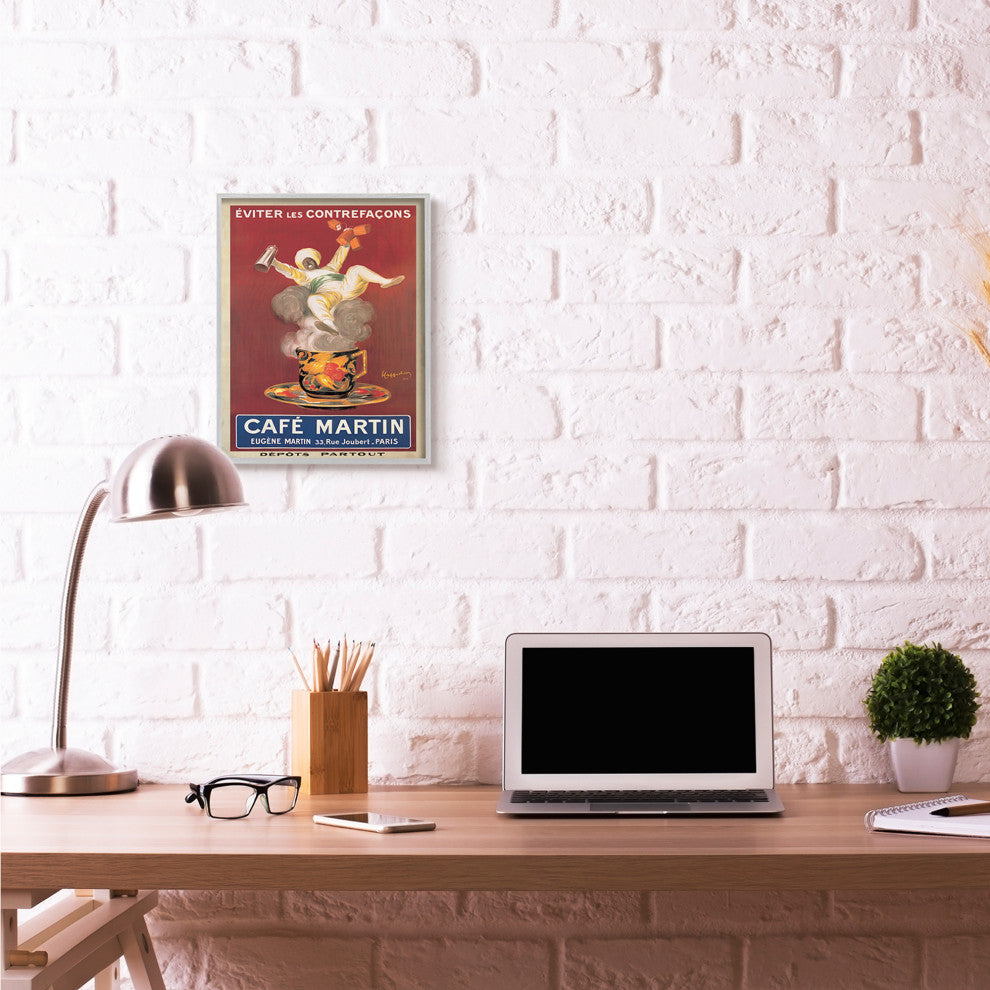 Cafe Martin Vintage Poster Design, 16"x20"