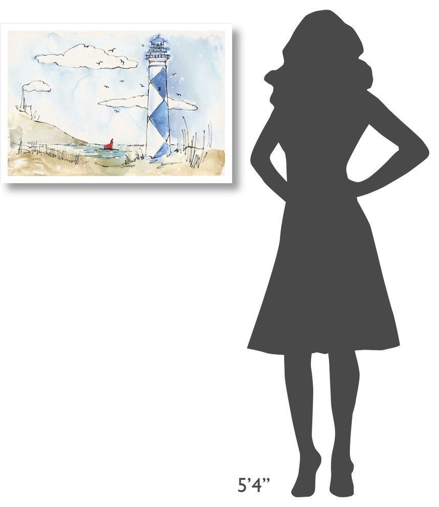 "Coastal Life VIII" Digital Paper Print by Anne Tavoletti, 32"x22"