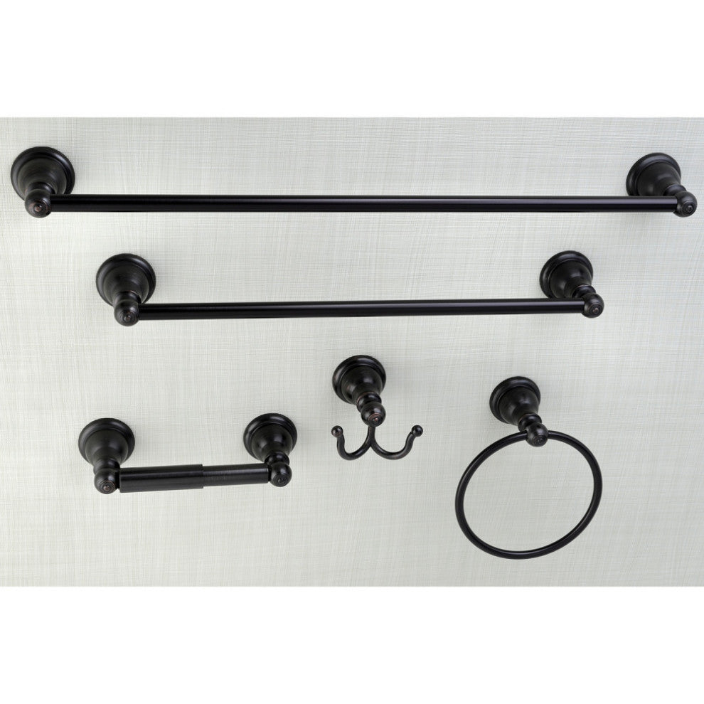 Kingston Brass 5-Piece Bathroom Accessory Set, Oil Rubbed Bronze