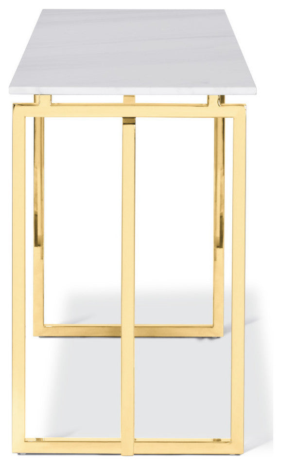 Elmore Console Table, Gold