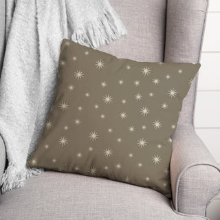Gray Twinkle 18x18 Spun Poly Pillow