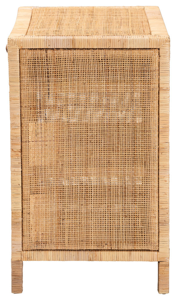 Ruby Mahogany & Rattan Collection, Console Table